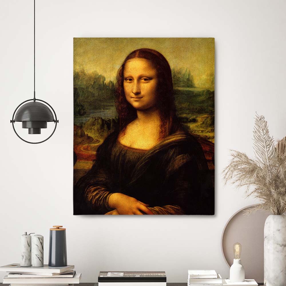 De Mona Lisa op Canvas